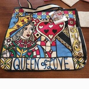 Brighton Queen Of Love Promotional Tote Bag NWT Tom Clancy #P-1